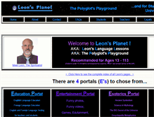 Tablet Screenshot of leonsplanet.com